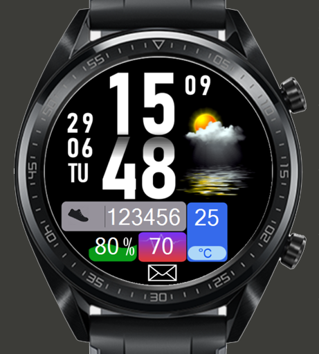 华为Huawei Watch GT/GT 2 46mm GT / GT 2 46mm手表表盘