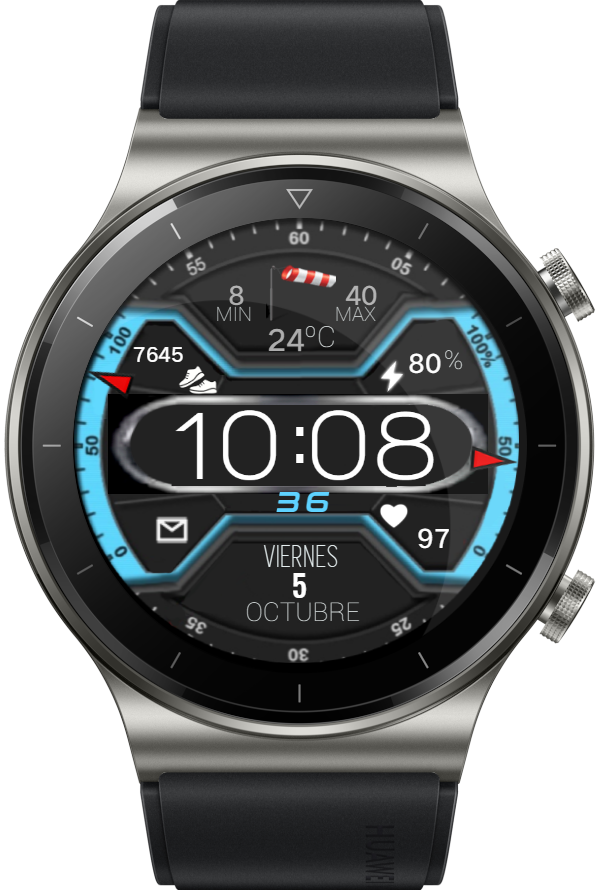 华为Huawei Watch GT/GT 2 46mm GT / GT 2 46mm手表表盘