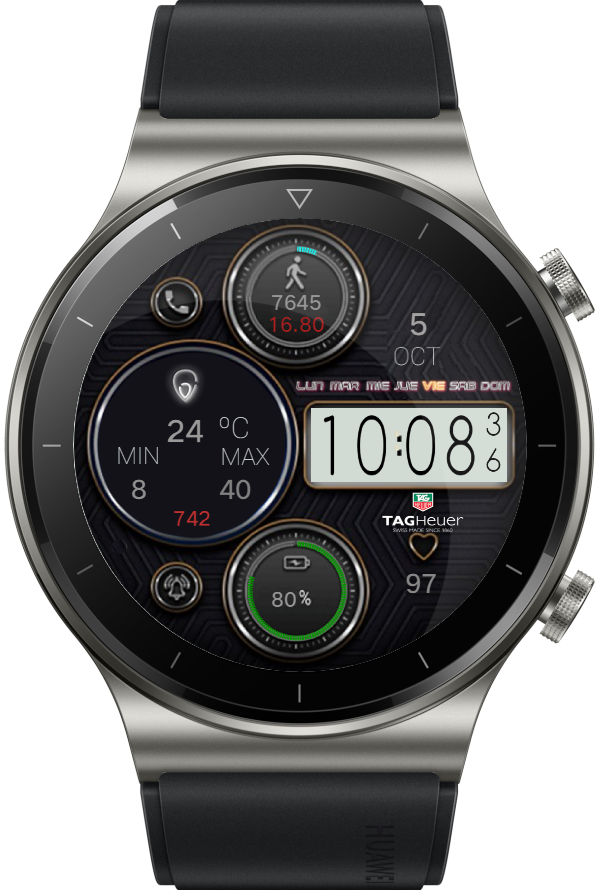 华为Huawei Watch GT/GT 2 46mm GT / GT 2 46mm手表表盘