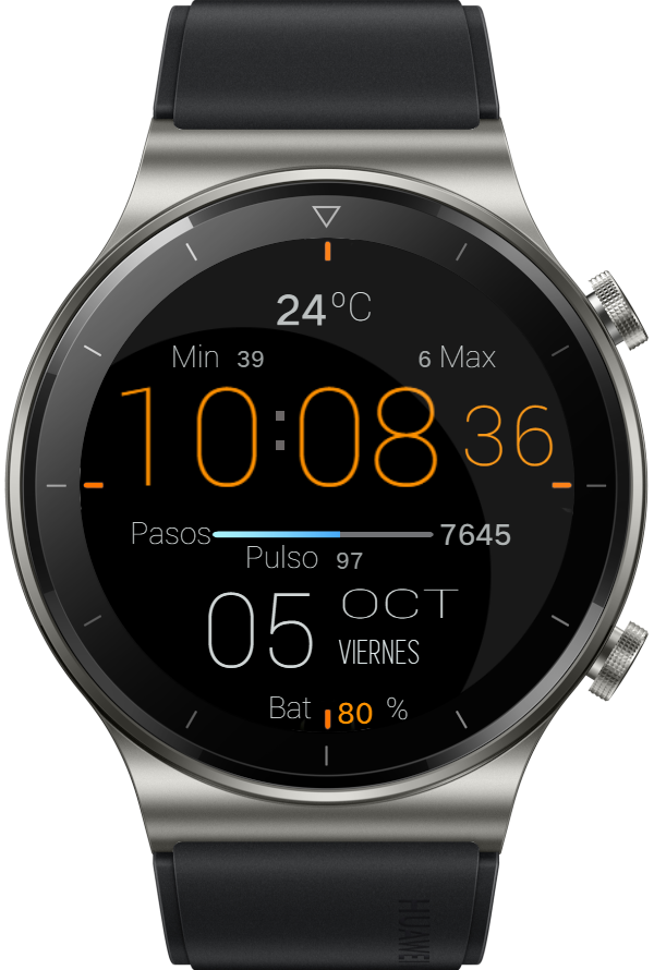 华为Huawei Watch GT/GT 2 46mm GT / GT 2 46mm手表表盘