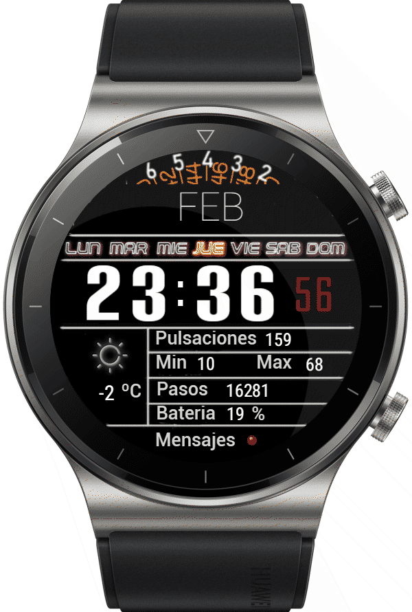 华为Huawei Watch GT/GT 2 46mm GT / GT 2 46mm手表表盘