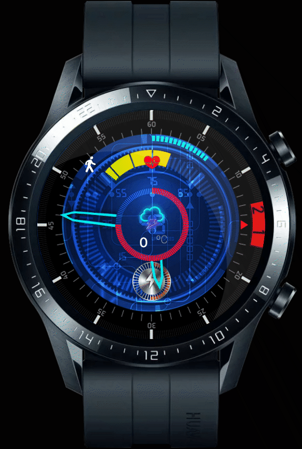 华为Huawei Watch GT/GT 2 46mm GT / GT 2 46mm手表表盘