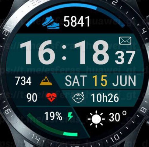 华为Huawei Watch GT/GT 2 46mm GT / GT 2 46mm手表表盘