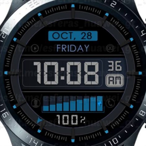 华为Huawei Watch GT/GT 2 46mm GT / GT 2 46mm手表表盘