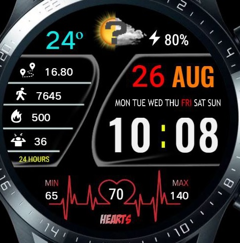华为Huawei Watch GT/GT 2 46mm GT / GT 2 46mm手表表盘
