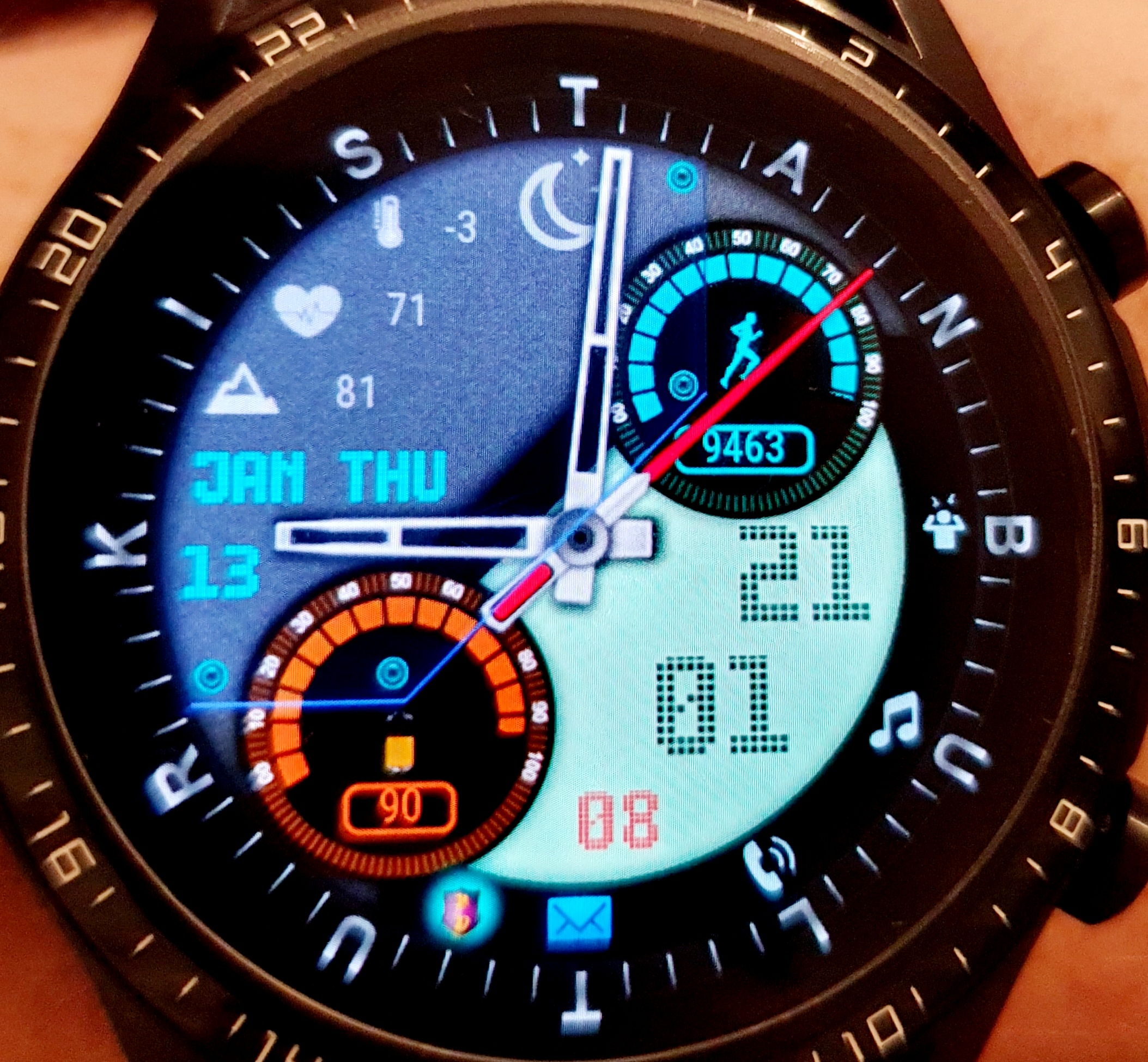 华为Huawei Watch GT/GT 2 46mm GT / GT 2 46mm手表表盘