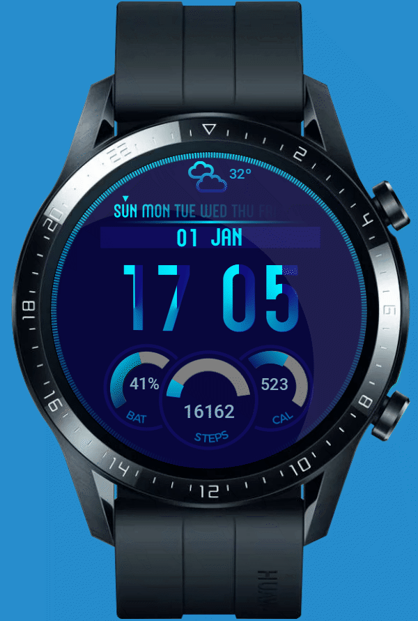 华为Huawei Watch GT/GT 2 46mm GT / GT 2 46mm手表表盘