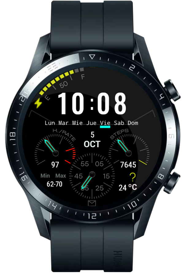 华为Huawei Watch GT/GT 2 46mm GT / GT 2 46mm手表表盘