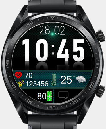 华为Huawei Watch GT/GT 2 46mm GT / GT 2 46mm手表表盘