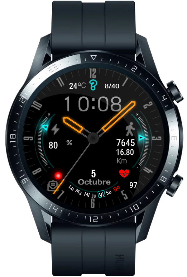 华为Huawei Watch GT/GT 2 46mm GT / GT 2 46mm手表表盘
