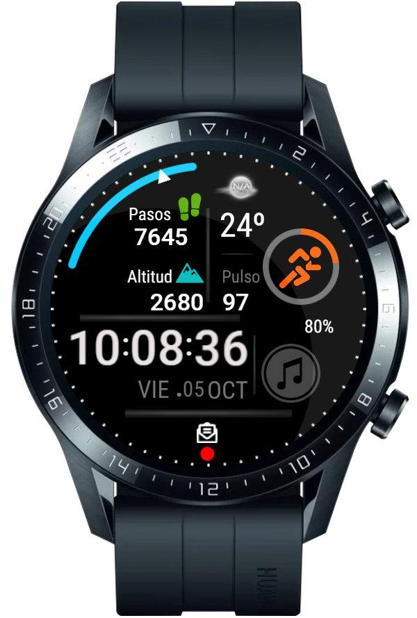 华为Huawei Watch GT/GT 2 46mm GT / GT 2 46mm手表表盘