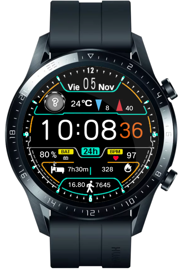 华为Huawei Watch GT/GT 2 46mm GT / GT 2 46mm手表表盘