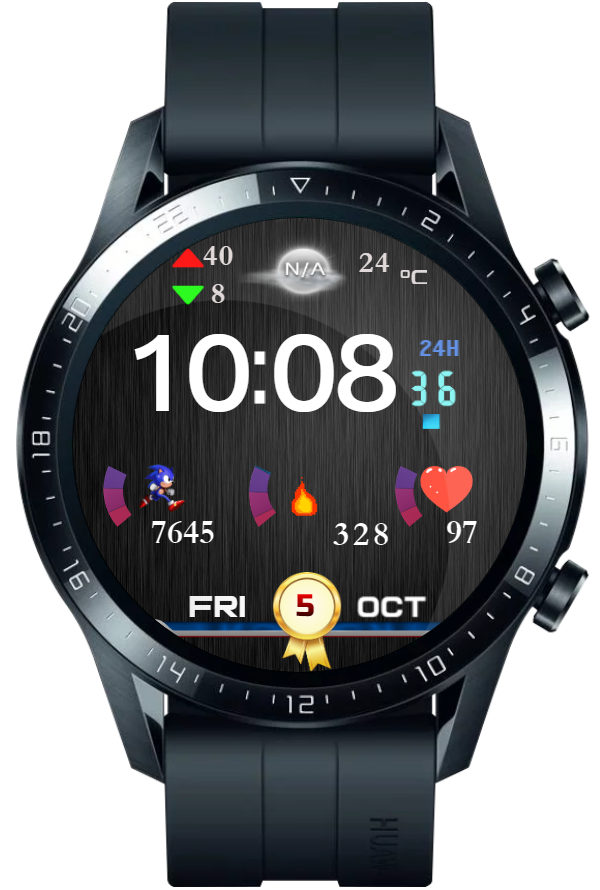 华为Huawei Watch GT/GT 2 46mm GT / GT 2 46mm手表表盘
