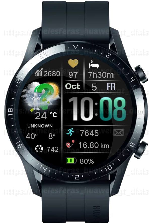 华为Huawei Watch GT/GT 2 46mm GT / GT 2 46mm手表表盘