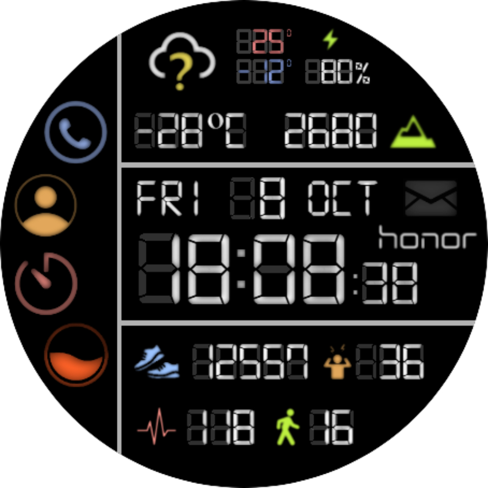 华为Huawei Watch GT/GT 2 46mm GT / GT 2 46mm手表表盘