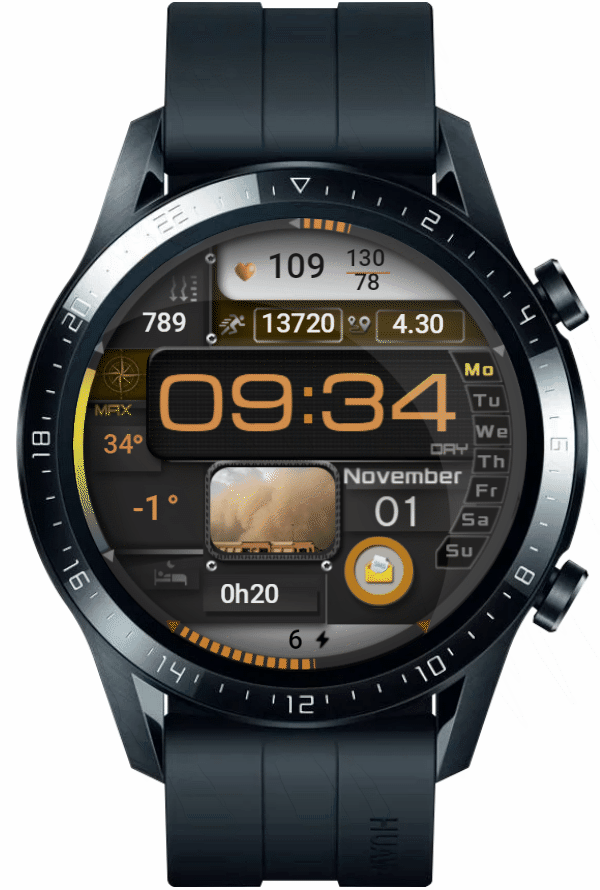 华为Huawei Watch GT/GT 2 46mm GT / GT 2 46mm手表表盘