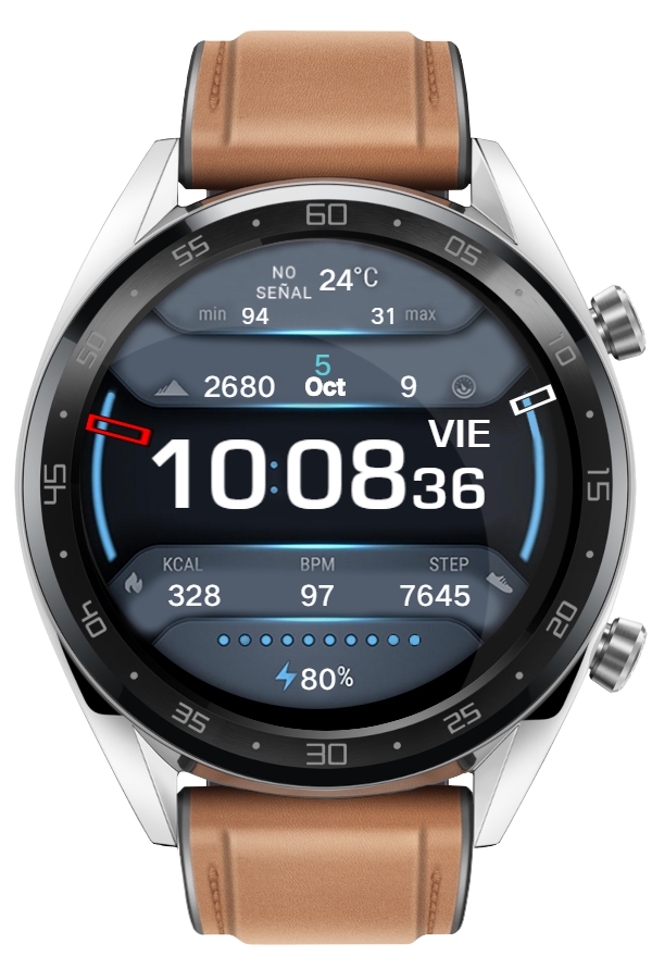 华为Huawei Watch GT/GT 2 46mm GT / GT 2 46mm手表表盘
