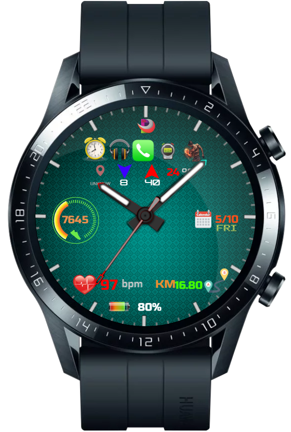 华为Huawei Watch GT/GT 2 46mm GT / GT 2 46mm手表表盘