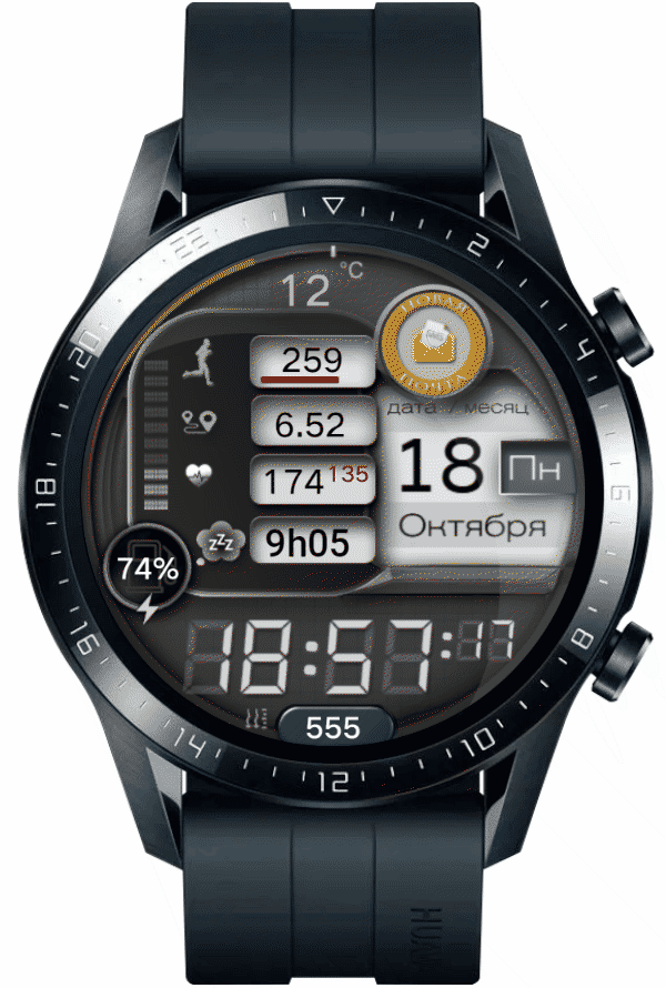 华为Huawei Watch GT/GT 2 46mm GT / GT 2 46mm手表表盘