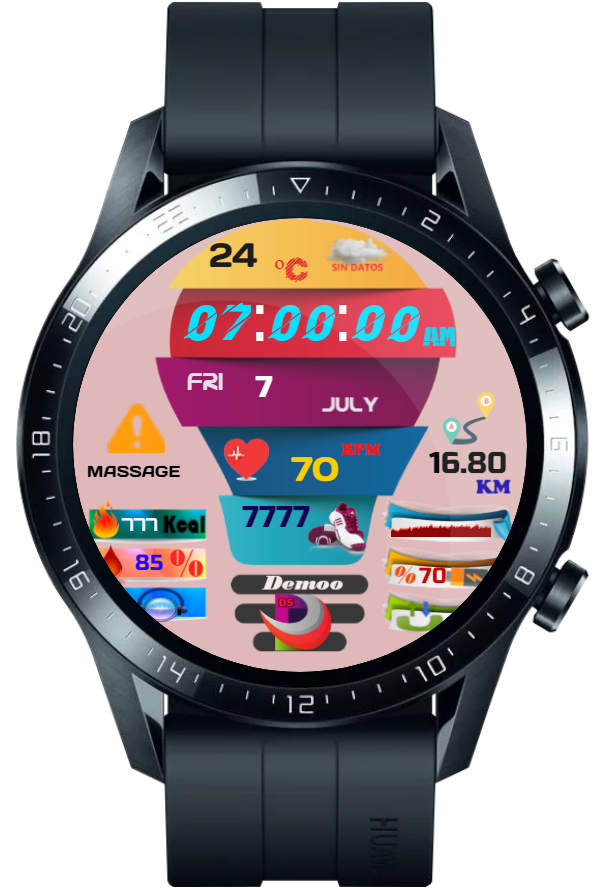 华为Huawei Watch GT/GT 2 46mm GT / GT 2 46mm手表表盘