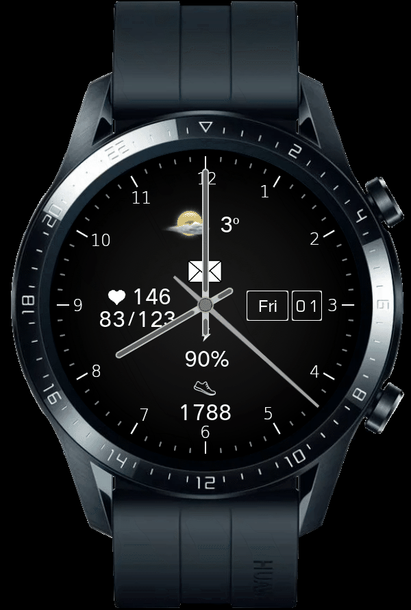华为Huawei Watch GT/GT 2 46mm GT / GT 2 46mm手表表盘