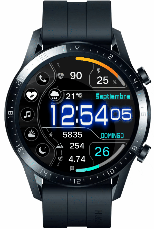 华为Huawei Watch GT/GT 2 46mm GT / GT 2 46mm手表表盘
