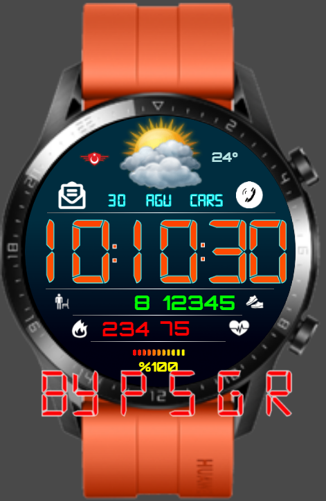 华为Huawei Watch GT/GT 2 46mm GT / GT 2 46mm手表表盘