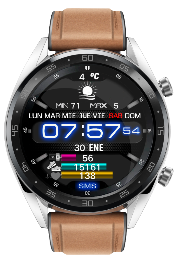 华为Huawei Watch GT/GT 2 46mm GT / GT 2 46mm手表表盘