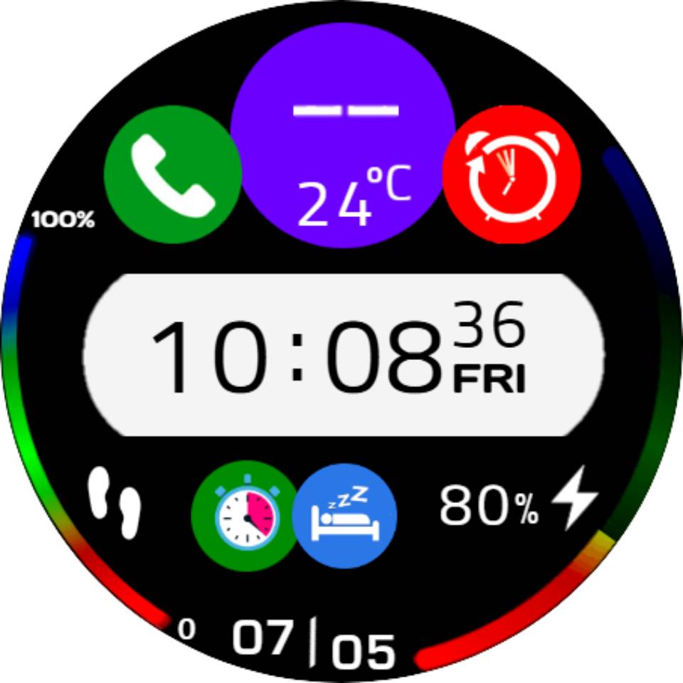华为Huawei Watch GT/GT 2 46mm GT / GT 2 46mm手表表盘