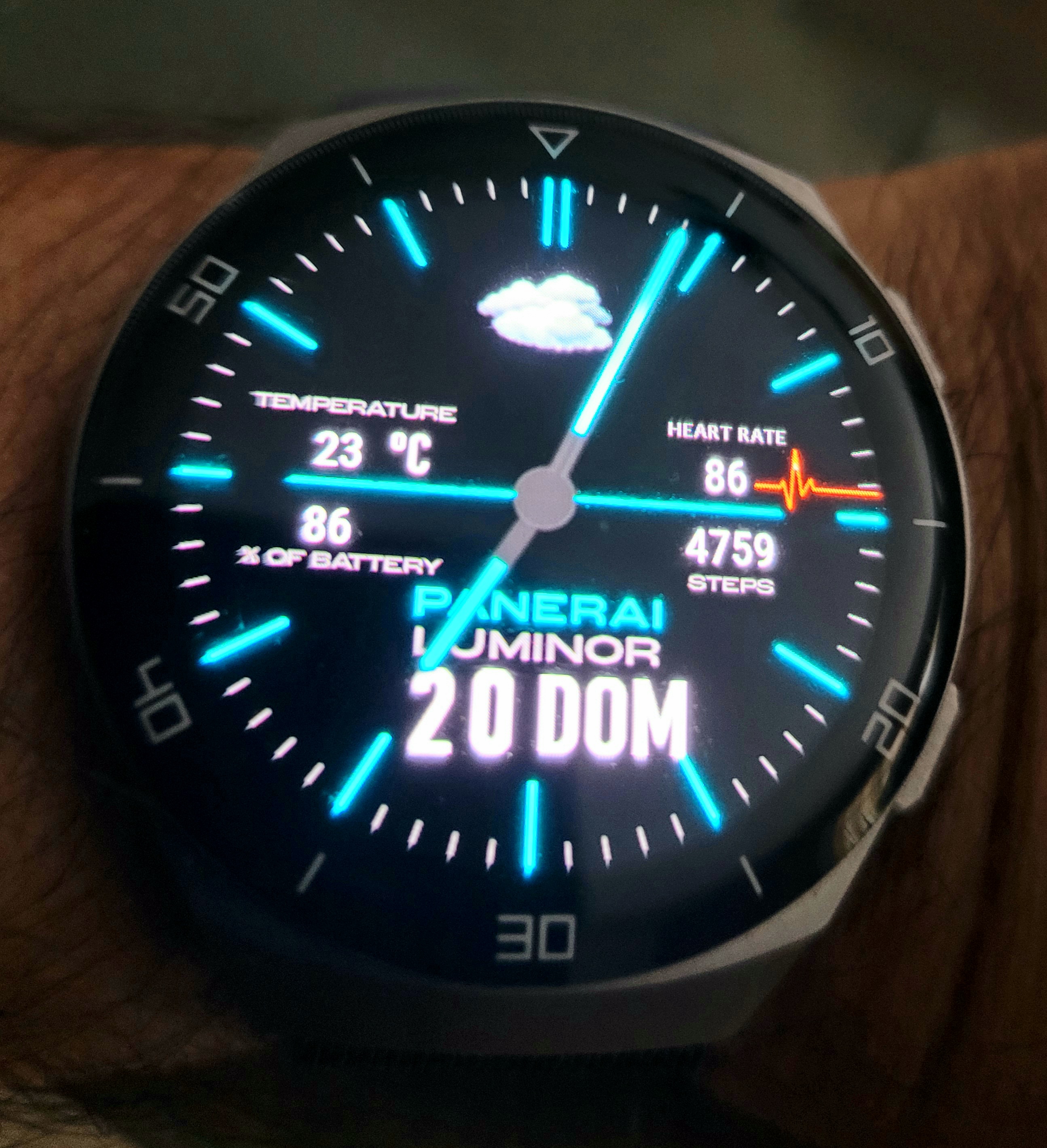 华为Huawei Watch GT/GT 2 46mm GT / GT 2 46mm手表表盘