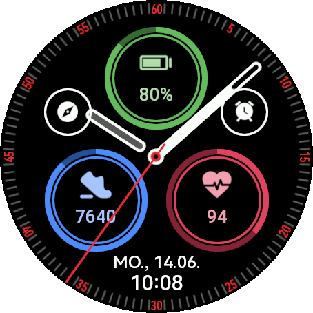 华为Huawei Watch GT/GT 2 46mm GT / GT 2 46mm手表表盘