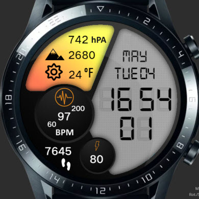 华为Huawei Watch GT/GT 2 46mm GT / GT 2 46mm手表表盘