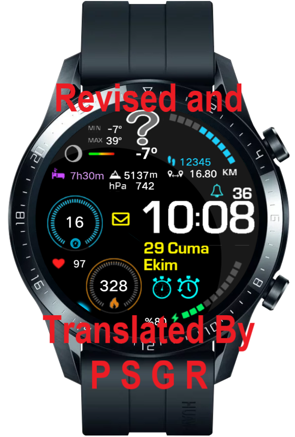 华为Huawei Watch GT/GT 2 46mm GT / GT 2 46mm手表表盘