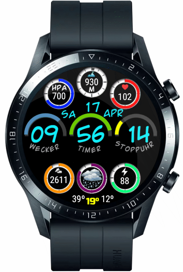 华为Huawei Watch GT/GT 2 46mm GT / GT 2 46mm手表表盘