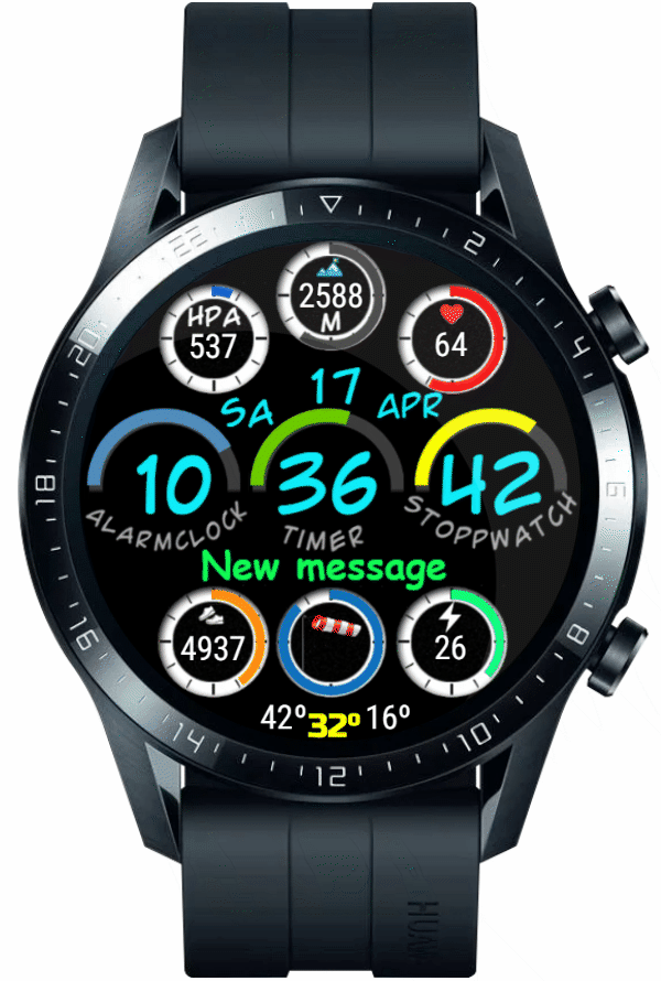 华为Huawei Watch GT/GT 2 46mm GT / GT 2 46mm手表表盘