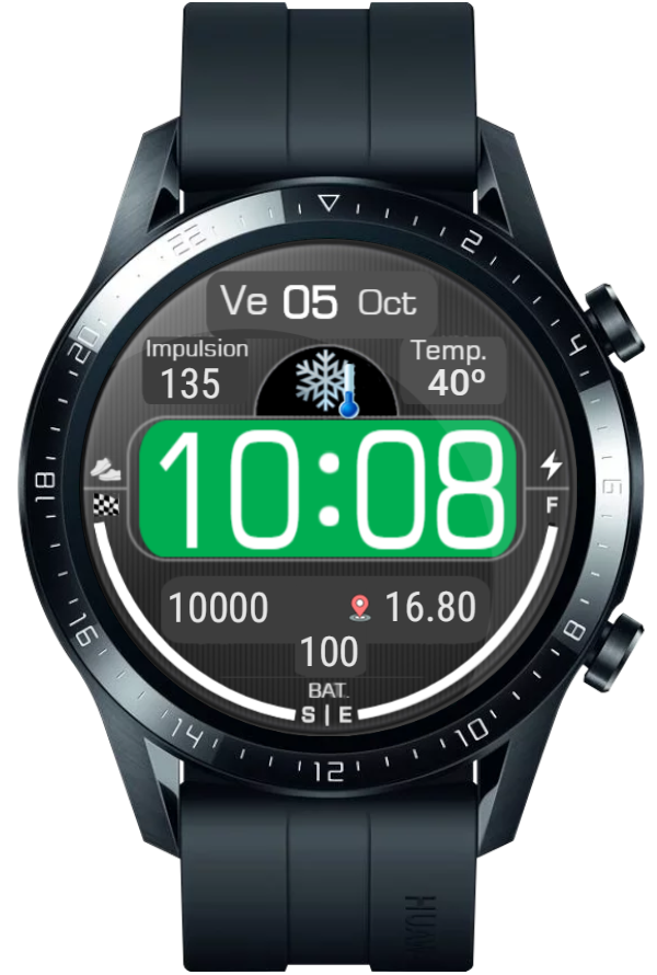 华为Huawei Watch GT/GT 2 46mm GT / GT 2 46mm手表表盘