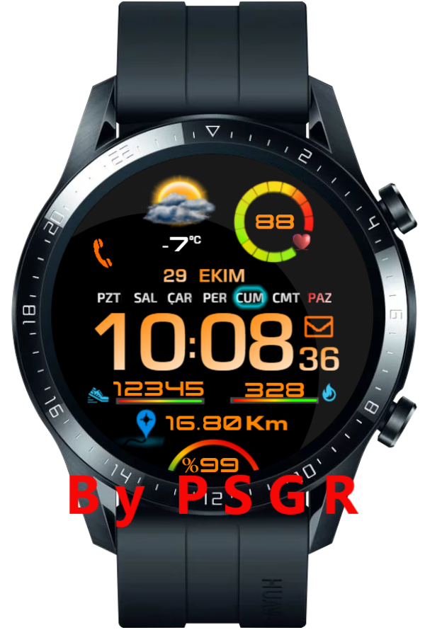 华为Huawei Watch GT/GT 2 46mm GT / GT 2 46mm手表表盘