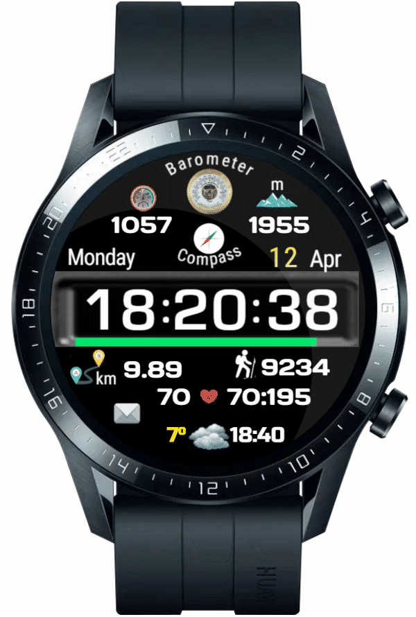 华为Huawei Watch GT/GT 2 46mm GT / GT 2 46mm手表表盘