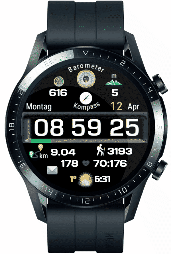 华为Huawei Watch GT/GT 2 46mm GT / GT 2 46mm手表表盘