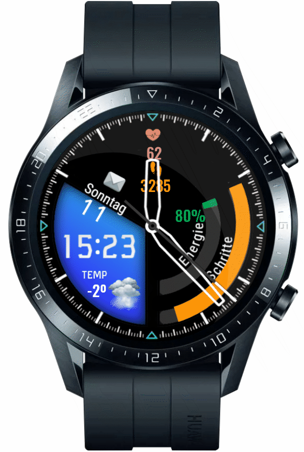 华为Huawei Watch GT/GT 2 46mm GT / GT 2 46mm手表表盘