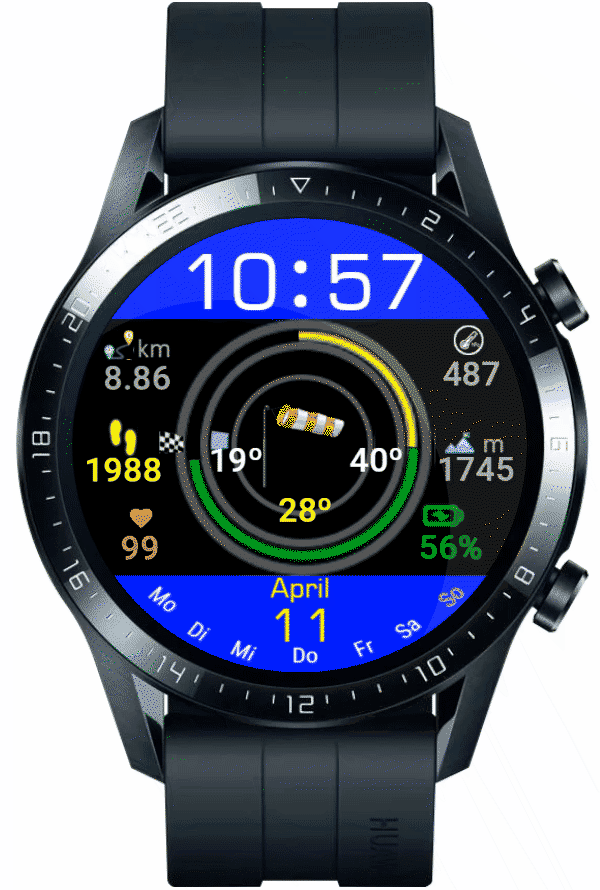 华为Huawei Watch GT/GT 2 46mm GT / GT 2 46mm手表表盘