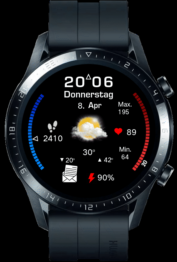 华为Huawei Watch GT/GT 2 46mm GT / GT 2 46mm手表表盘