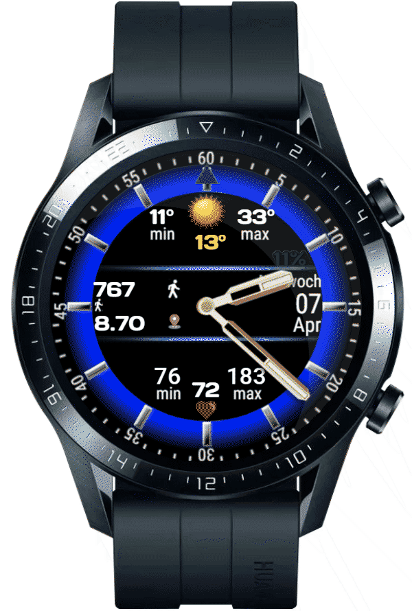 华为Huawei Watch GT/GT 2 46mm GT / GT 2 46mm手表表盘