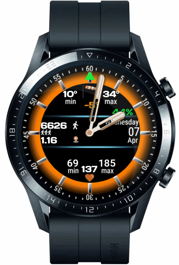 华为Huawei Watch GT/GT 2 46mm GT / GT 2 46mm手表表盘