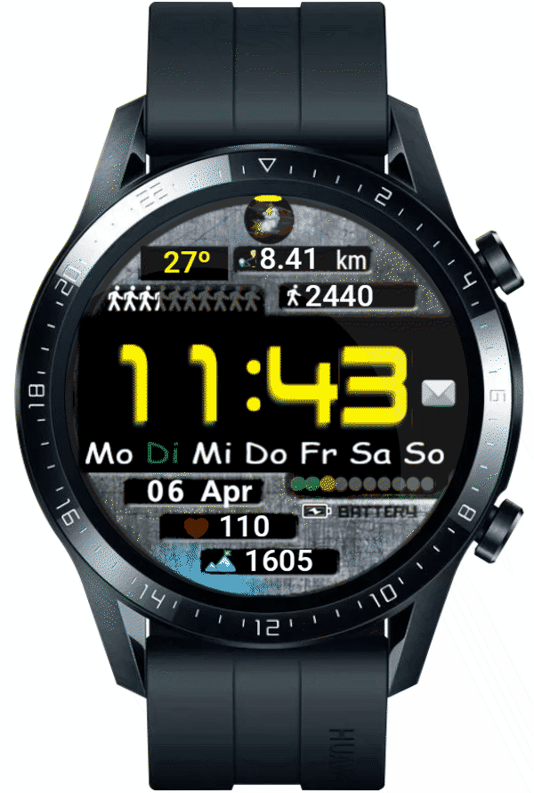 华为Huawei Watch GT/GT 2 46mm GT / GT 2 46mm手表表盘