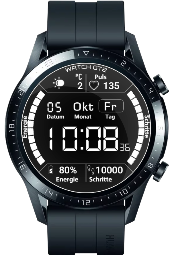 华为Huawei Watch GT/GT 2 46mm GT / GT 2 46mm手表表盘