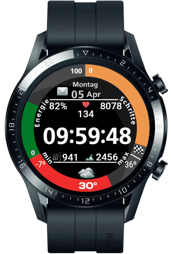 华为Huawei Watch GT/GT 2 46mm GT / GT 2 46mm手表表盘