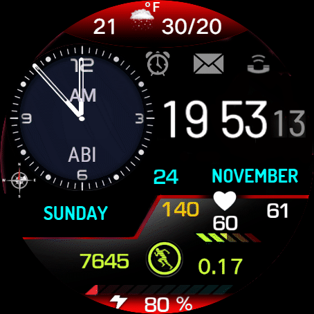 华为Huawei Watch GT/GT 2 46mm GT / GT 2 46mm手表表盘