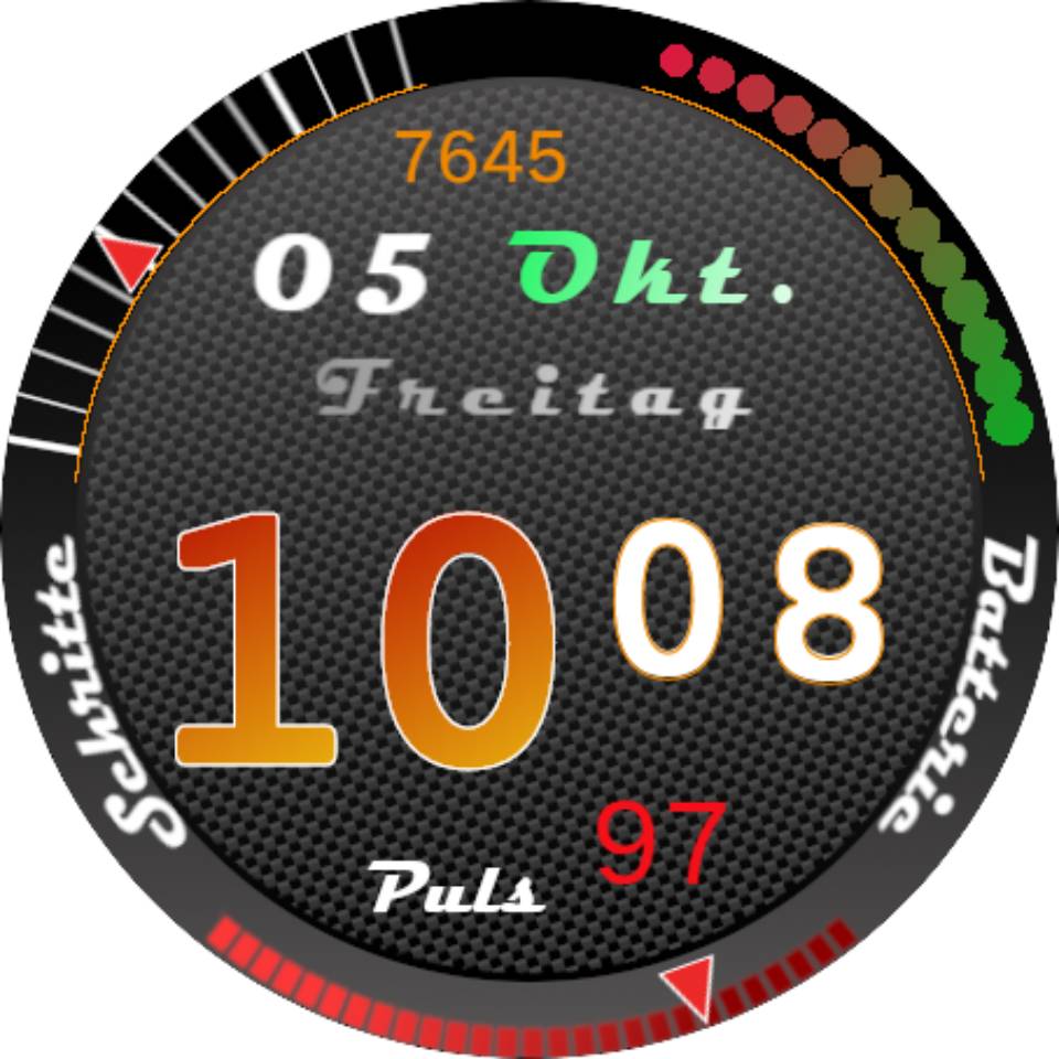 华为Huawei Watch GT/GT 2 46mm GT / GT 2 46mm手表表盘