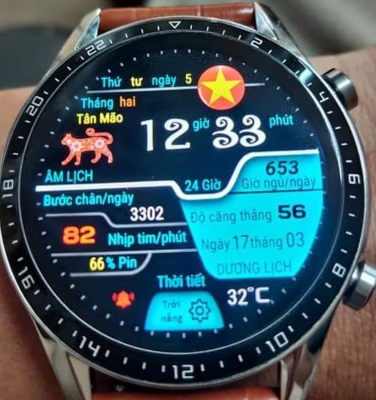 华为Huawei Watch GT/GT 2 46mm GT / GT 2 46mm手表表盘